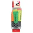 5 Surligneurs NEON - Pointe biseaut&eacute;e - Coloris assortis - STABILO 