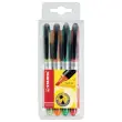 4 Surligneurs NAVIGATOR - Encre liquide - Pointe biseautée - Assortis - STABILO
