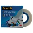 Rouleau d'adhésif invisible et repositionnable - SCOTCH Magic 811 - 33 m x 19 mm