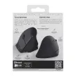 Souris ERGO sans fil - Verticale - Rechargeable - Noir - T'nB