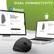 Souris ERGO sans fil - Verticale - Rechargeable - Noir - T'nB