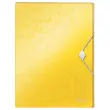 Bo&icirc;te de classement plastique WOW - Jaune - LEITZ 