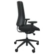 Siège synchrone ATILA ERGO tissu noir accotoirs 4D