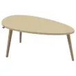 Table basse upcyclée Bellecombe - 95 x P 50 cm - Montée - Sable