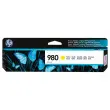 HP 980 cartouche d'encre jaune D8J09A 