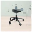 Tabouret ergonomique avec roulettes - LEITZ 