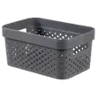 Panier de rangement Pixel 1.5L gris clair SUNDIS