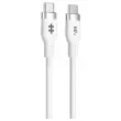 Câble USB-C 60W 1,5M - Blanc - HYPERTEC