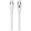 Câble USB-C 60W 1,5M - Blanc - HYPERTEC