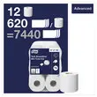 12 rouleaux de papier toilette Tork Advanced - TORK