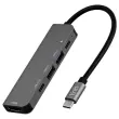 Hub USB-C 5 en 1 - Gris sidéral - T'NB