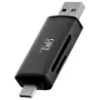 Lecteur Cartes 3 ports USB 3.0 - Aluminium - T'NB