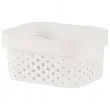 Panier de rangement Pixel 1.5L gris clair SUNDIS