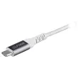 C&acirc;ble 100W 2m USB-C/USB-C - Tress&eacute; - Blanc - T'NB 