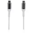 C&acirc;ble 100W 2m USB-C/USB-C - Tress&eacute; - Blanc - T'NB 