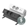 Unité d'Électrification - Power Desk 2 - USB-A USB-C - Noir - FELLOWES
