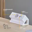 Unit&eacute; d'&Eacute;lectrification - Power Desk - USB-A USB-C - Blanc - FELLOWES 