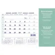 Tapis souris calendrier  - 23x18 cm - Janvier &agrave; d&eacute;cembre - BREPOLS 
