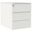 Caisson mobile métal 3 tiroirs blanc