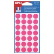 pastilles gommettes de signalisation rondes, &Oslash;15 mm - rose 