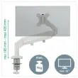 Bras Simple Ecran 17/32" - Ergonomique & R&eacute;glable - LEITZ 
