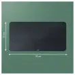 Grand sous-main tapis de bureau - gris