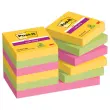 12 Notes repositionnables - 47,6 x 47,6 mm - Carnival - 90 feuilles - POST IT