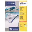 100 Planches d'étiquettes multiusages AVERY 105x148 mm soit 400 étiq/boîte
