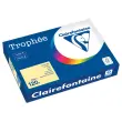 Feuilles de papier Troph&eacute;e A4 - 120g jaune canari - CLAIREFONTAINE 
