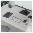 Grand sous-main tapis de bureau - gris