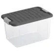 Bo&icirc;te Multi-Usage W Box 15L avec Poign&eacute;es et Clips - KIS 