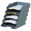 5 Corbeilles à courrier Varicolor - Gris - DURABLE
