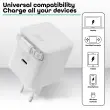 Chargeur GAN 3 USB 65W + c&acirc;ble 