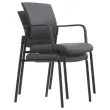 Chaise Synergy Gris Foncé - Acier Robuste - Generique