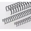 100 Renz - Reliures en m&eacute;tal A4 noir 2:1x23 Diam&egrave;tre: 12,7 mm 