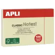 Bloc notes adh&eacute;sives 50 x 75 mm 100 feuilles jaune 