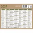 Calendrier banque  Natura 14 mois - 17,5x13,5 cm - Janvier &agrave; d&eacute;cembre - BOUCHUT GRANDREMY 