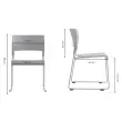 Chaise DACADA  gris 