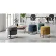 Pouf empilable bleu