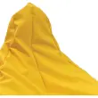 Pouf poire jaune 