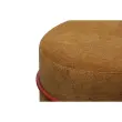 Pouf empilable - jaune