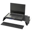 Support rehausseur PC portable métal noir