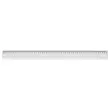 R&egrave;gle de bureau simple en plastique - 50 cm 