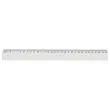 R&egrave;gle de bureau simple en plastique  - 30 cm 