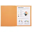 100 Chemises A4+ - orange pastel - 220g - FIDUCIAL OFFICE SOLUTIONS