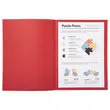 100 Chemises A4+ - 220g - 24x32 cm -  Rouge - FIDUCIAL 