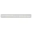 R&egrave;gle de bureau double en plastique  - 30 cm 
