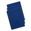 100 Couvertures A4 grain cuir - Bleu - Fellowes 
