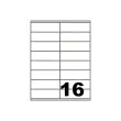 1 600 Etiquettes - Coins carr&eacute;s 105 x 35 mm - Fiducial 