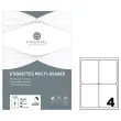 100 Etiquettes à coins ronds - 99,1 x 139 mm - 1 boîte de 100 planches - Fiducial